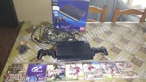 Vendo ps3 en excelente estado con 2 joystick y 7 juegos