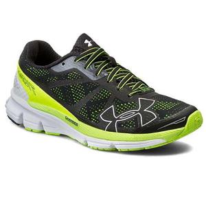 Zapatillas Under Armour Charger Bandit Black- Glow Yellow