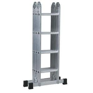 escalera articulada plegable de aluminio 4xmts