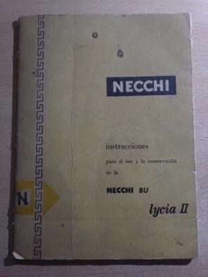 Manual Necchi Bu Lycia I I