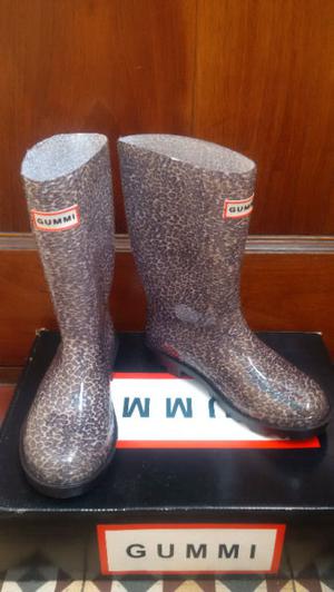 Oferta! Botas De Lluvia Gummi Nuevas Sin Uso Nº 35/6