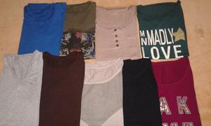 Remeras m.largas c/u $60