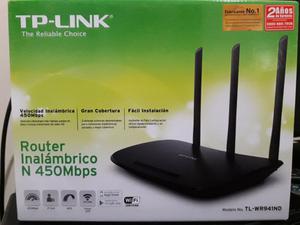 Router TP Link 3 antenas 450mbps