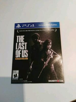 The last of us remastered,play 4 nuevo!!!