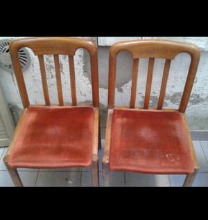 Tres sillas por $500