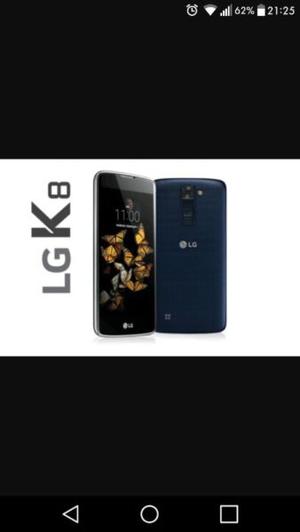 lg k8 detalles en la pantalla