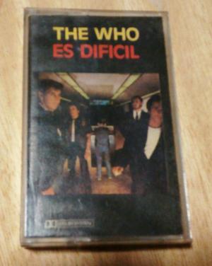the who - es dificil - cassette
