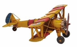 Avioneta En Miniatura Amarilla - La Vidriera Regalos