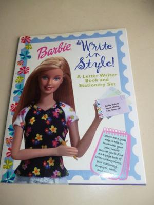BARBIE WRITE IN STYLE-A LETTER WRITER BOOK PLUS STATIONERY