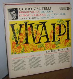 Disco de Vinilo - LP - VIVALDI - GUIDO CANTELLI