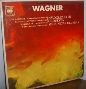 Disco de Vinilo - LP - WAGNER - Orq. Sinfónica de COLUMBIA