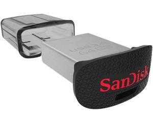 Flash Drive Sandisk Ultra Fit 64gb Usb 3.0 Pen Drive 130mb/s