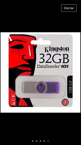 Pen Drive Kingston 32gb Usb Datatraveler 101