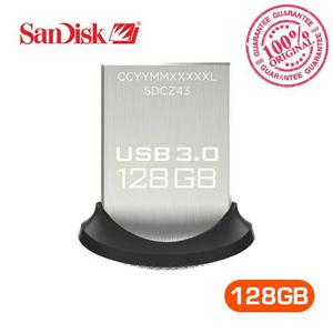 Pen Drive Sandisk Ultra Fit Drive 128gb Usb 