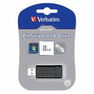 Pendrive Verbatim Pinstripe 8gb Retractil Usb Varios Colores