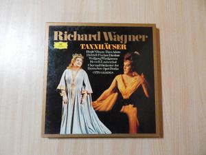 Wagner, Opera Tannhauser en 4 LP en caja con libro.