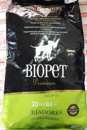 alimento balanceado criadores Biopet