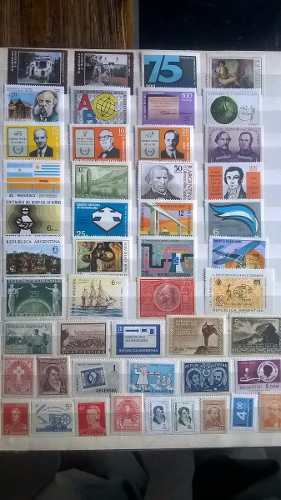 100 Estampillas Mint Argentina Diferentes