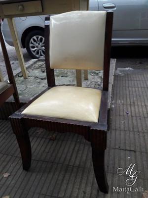 Antigua Silla Art Deco. Cód.: #