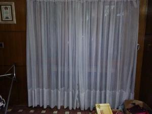 CORTINA VOILE BORDADO