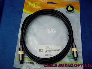 Cable audio óptico 2 metros.