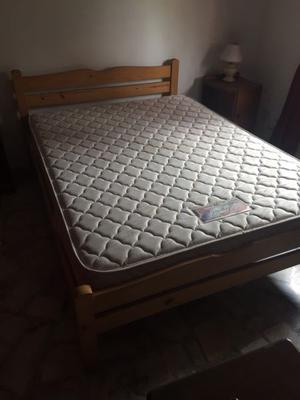 Cama De Pino Con Colchón - Oferta!!!!