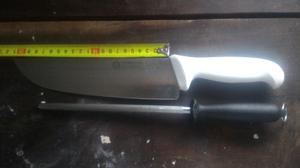 Cuchillo arbolito bocker 22.5cm + Chaira afilador