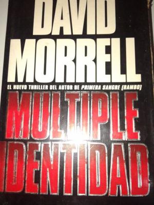 Multiple Identidad - David Morrell 1ra edicion PERFECTO$150