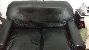 Sillón eco- cuero negro