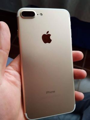 Iphone 7 plus dorado igual a nuevo