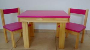 Mesa Y Silla Infantil