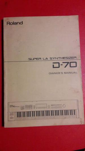 Roland d70 Manual original