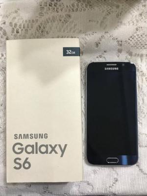 SAMSUNG GALAXY S6 32 GB USADO CON DETALLE EN LA PARTE