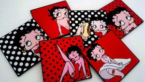 Set de posavasos Betty Boop