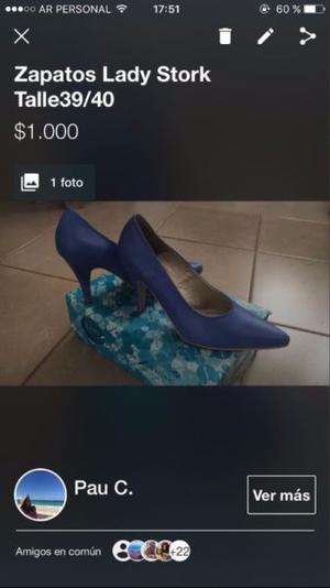 Zapatos Stilletto azules