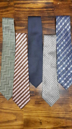 lote 5 corbatas hermosas tela gruesa estado impecable