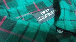 Camisa Escocesa Leñadora Verde Mujer 47 Street
