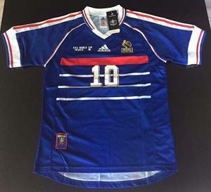 Camiseta Francia Retro Mundial 98 Zidane