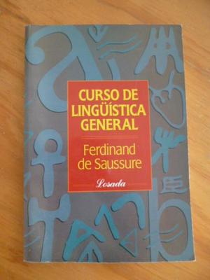 Curso De Lingüística General Ferdinand De Saussure Losada