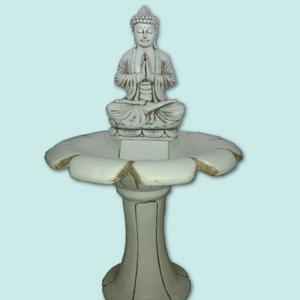 Fuente de cemento modelo Buda