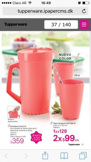 Jarra marca Tupperware