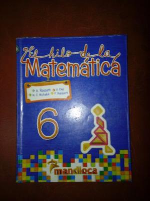 Libro El Hilo De La Matematica 6