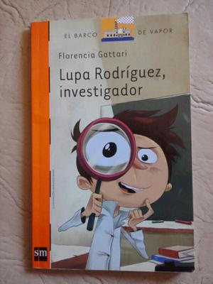Libro Lupa Rodríguez el investigador. Sm