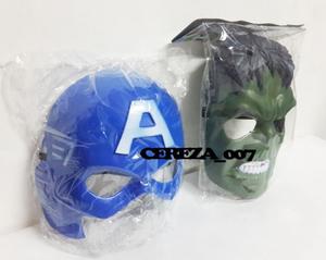 Mascara De Hulk Para Chicos + Mascara De Capitan America