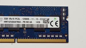 Memorias Notebook/MacBook PC3L-S 2x2GB. - Precio Por 2