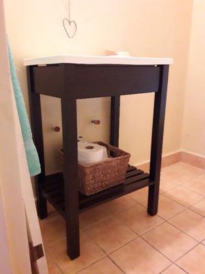 Mueble c bacha encastrada remanente de stok. Impecable!