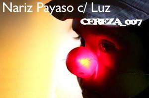 Nariz De Payaso X 10u Con Luz Cotillon Luminoso