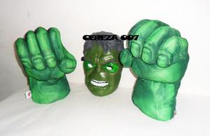 Puño Set De Puños Gigante De Increible Hulk Mascara Con