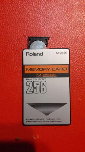 Roland memoria ram m256e con bateria