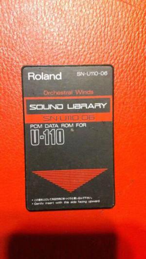 Roland tarjeta rom libreria de sonidos para Sintes Roland y